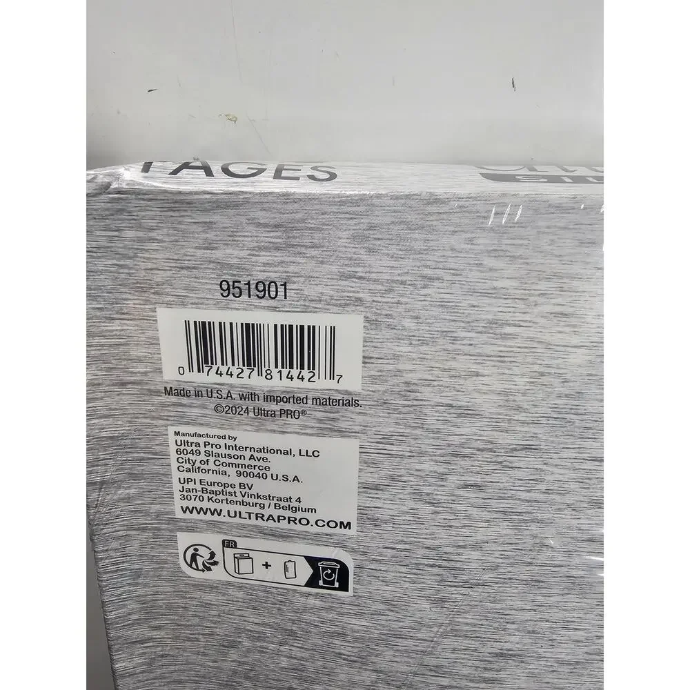 ULTRA PRO Silver 9-POCKET 100 Pages for Standard Size Cards NEW Sealed Box